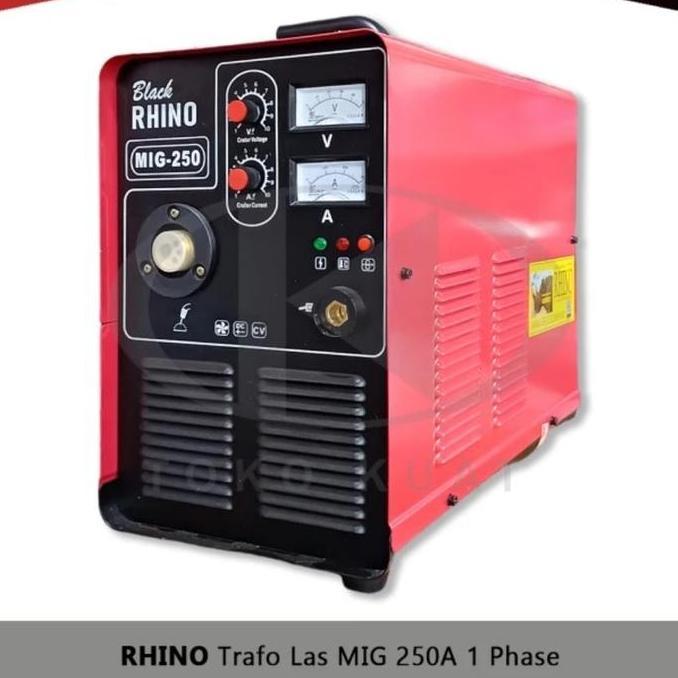 TERBARU - Mesin Las CO2 CO Inverter RHINO MIG 250 1 Phase MIG WELDER IGBT