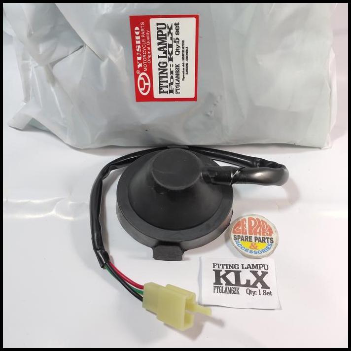 TERBARU COP FITING LAMPU BOHLAM DEPAN KAWASAKI KLX 