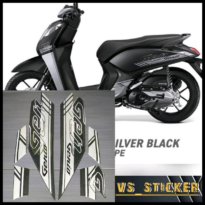 DISKON STRIPING STICKER LIST STANDAR MOTOR GENIO 2021 MOTORCYCLE 