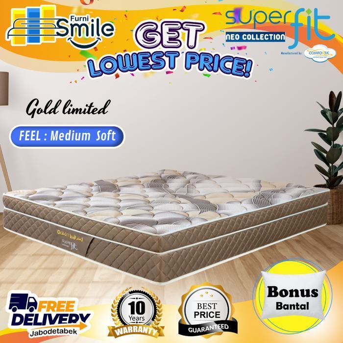 hanya kasur saja COMFORTA SUPERFIT Kasur Gold Limited  - 90 100 120 160 180 200