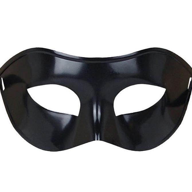 TOPENG PARTY FULL BLACK TOPENG PESTA POLOS HITAM jakarta