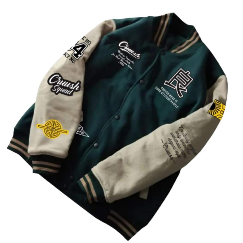 GARANSI IDOLA Jaket Varsity Baseball Pria Wanita - Varsity Jacket Vintage Baseball Original Idola Tr
