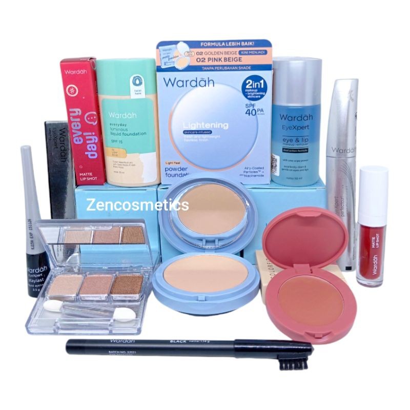 Paket Wardah Make Up Lengkap Hantaran Nikah / Make Up Wardah Komplit