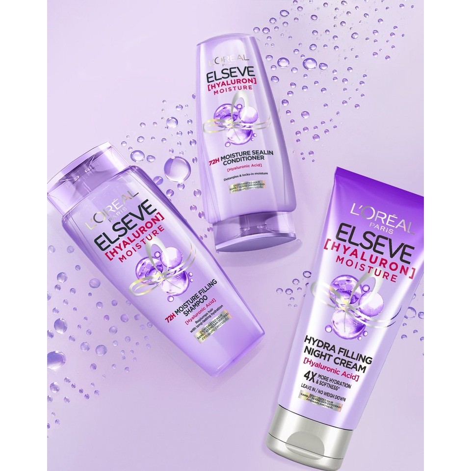 * Star * LOral Paris Elseve Moisture Hyaluronic Acid 72H 280Ml
