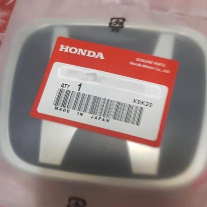 Black Emblem logo hitam Honda Civic ES 01-05 JDM TypeR style glass look murah