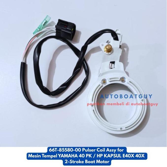 66T-85580-00 Pulser Coil Assy for Mesin Tempel YAMAHA 40 PK / HP Kapsul E40X 40X 2-Stroke Boat Motor