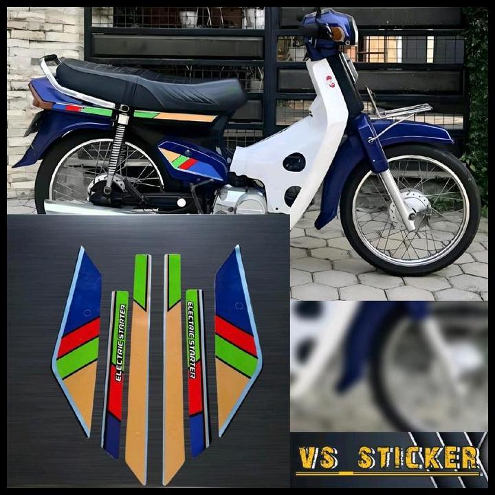 HOT DEAL STRIPING STICKER LIST STANDART MOTOR ASTREA PRIMA 1990 AKSESORIS MOTORCYCLE 