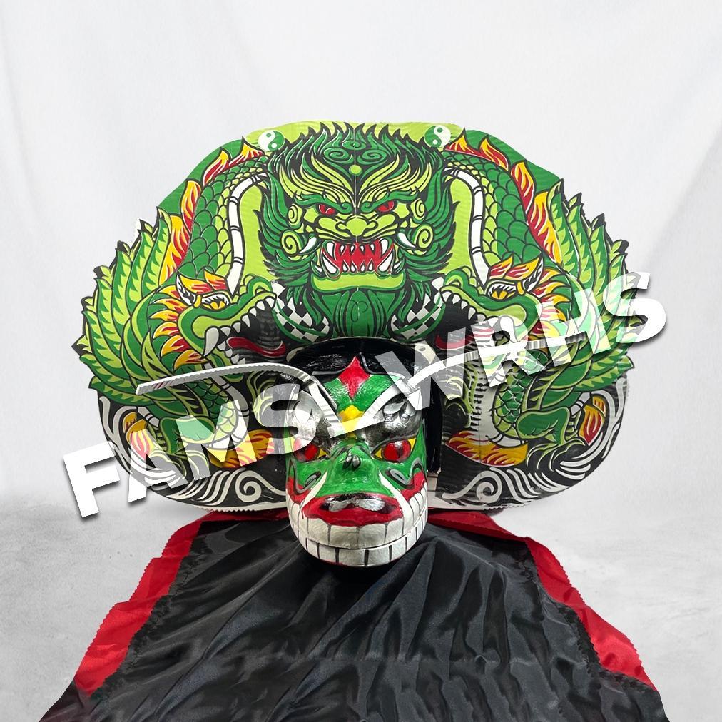 Barongan Anak Ukuran Jumbo Barongan Spons Devil Barongan Biru Hijau Merah Barongan Murah Fm -15