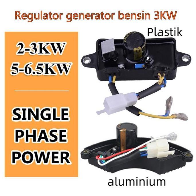 SWASAGARA AVR Genset 2000 - 3000 Watt / AVR Genset Oval 5000 - 6500 Watt 1 Phase 6 Kabel