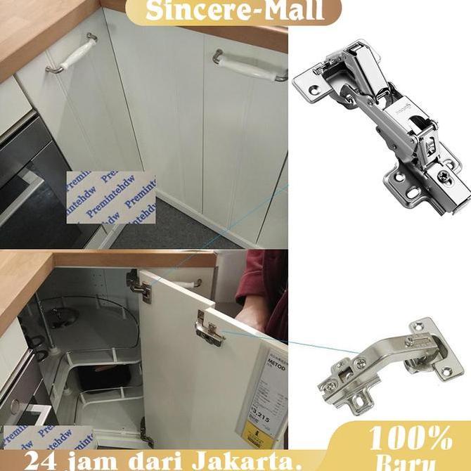 DIKARTELLA Engsel Pintu Lemari Engsel Sendok Kaca Engsel Sendok Pintu Sudut