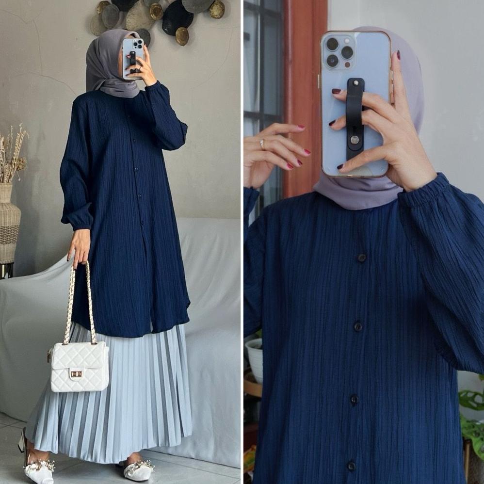 LIMITED TUNIK POLOS WANITA LADY CRUSH OVERSIZE / TUNIK ZALFA JUMBO