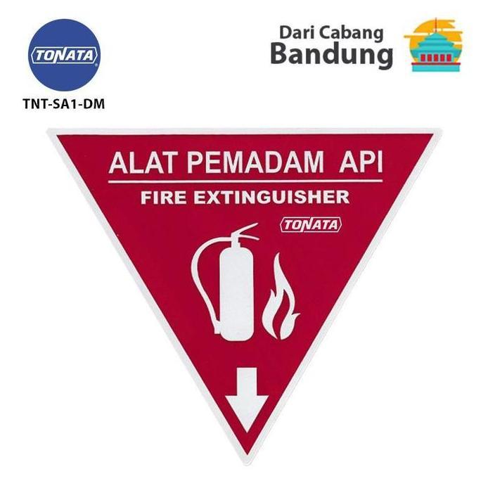 Segitiga APAR Tonata / Rambu Akrilik Alat Pemadam Api Ringan Tonata