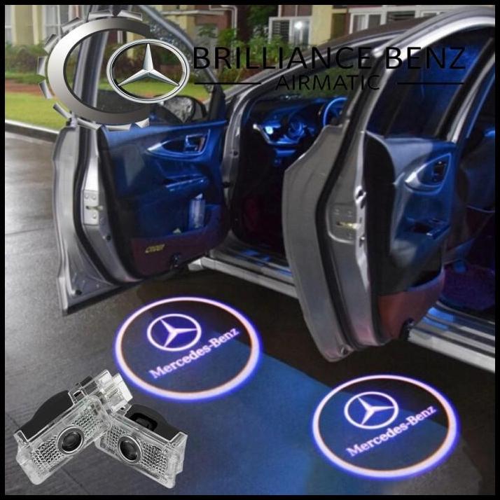 GRATIS ONGKIR LAMPU PINTU MOBIL LED W203 SLK R171/R172 LOGO MERCEDES BENZ LED CAR 