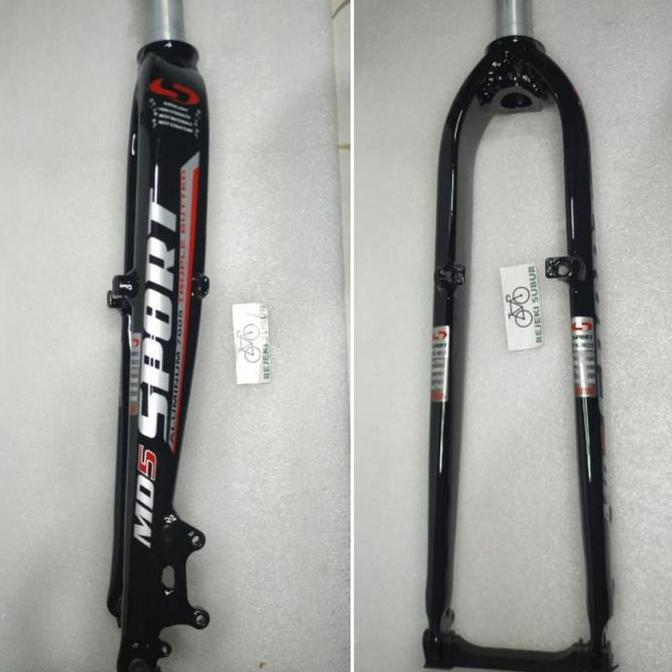FORK RIGID MD5 SPORT DISCBRAKE 26 27.5 700 29 BUKAN MOSSO HITAM PUTIH ORIGINAL DAN TERPERCAYA