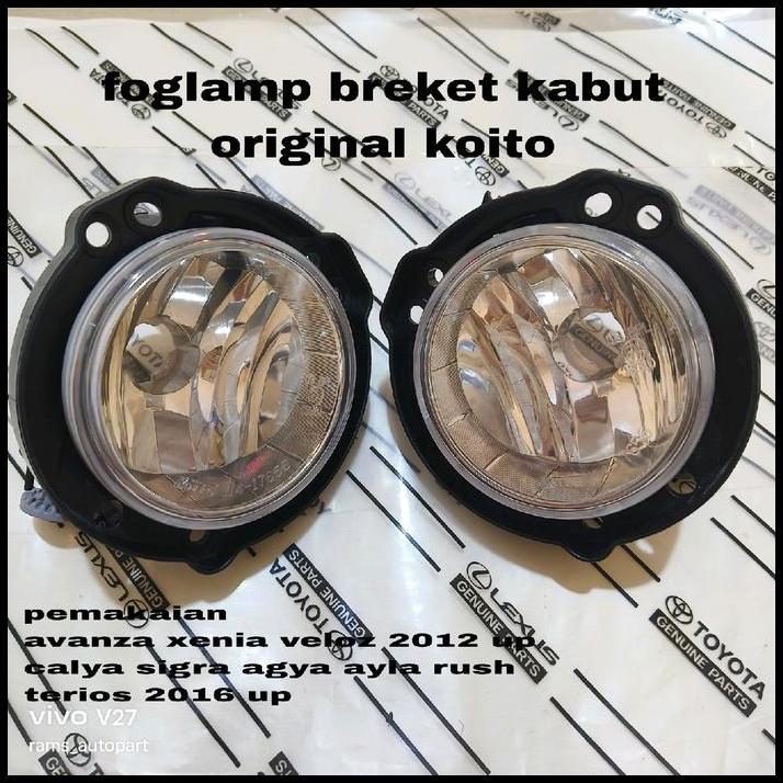TERBARU FOGLAMP BREKET AVANZA XENIA 2012 UP AGYA CALYA AYLA SIGRA RUSH TERIOS 2016UP ORIGINAL KOITO 