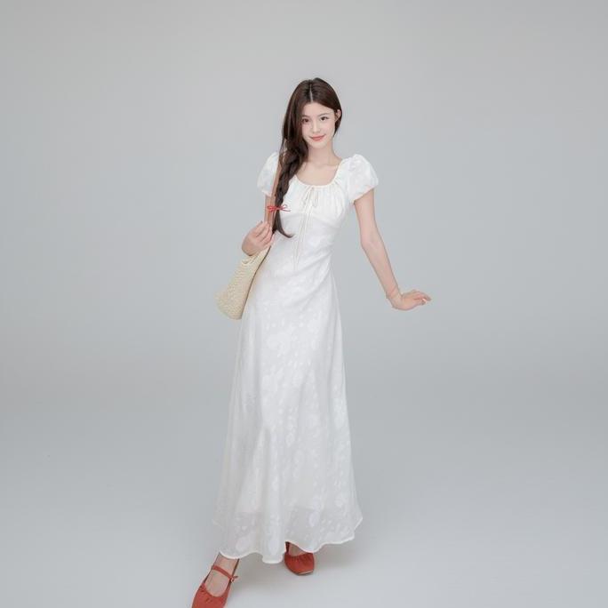 25OCLOCK - Dress Jacquard New Puff Prancis / Dress A-Line / Dress New Collection