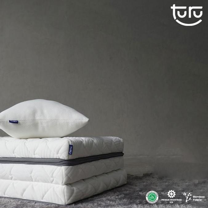 Kasur Lipat Lantai Trifold Premium TURU Wave Rebounded uk. 10x90x200