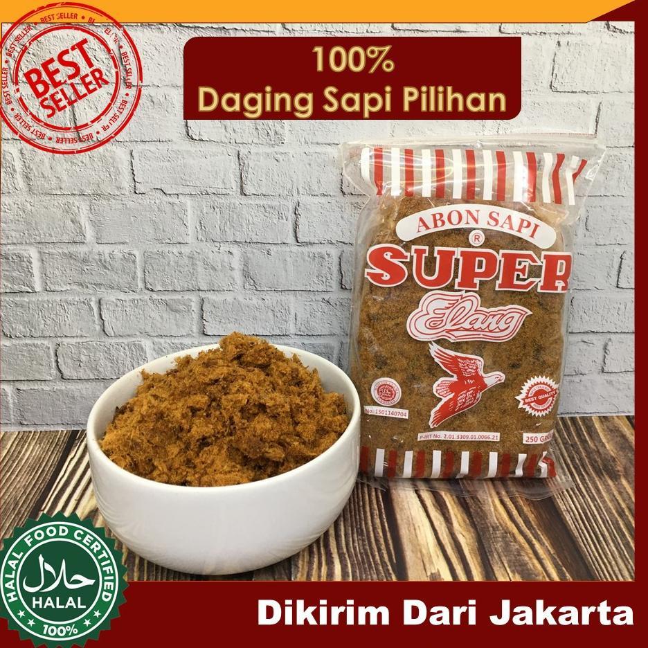 Abon Sapi Asli Super Cap ELANG 250g Asli Boyolali - Abon Sapi Super Cap Elang Spesial Semarang