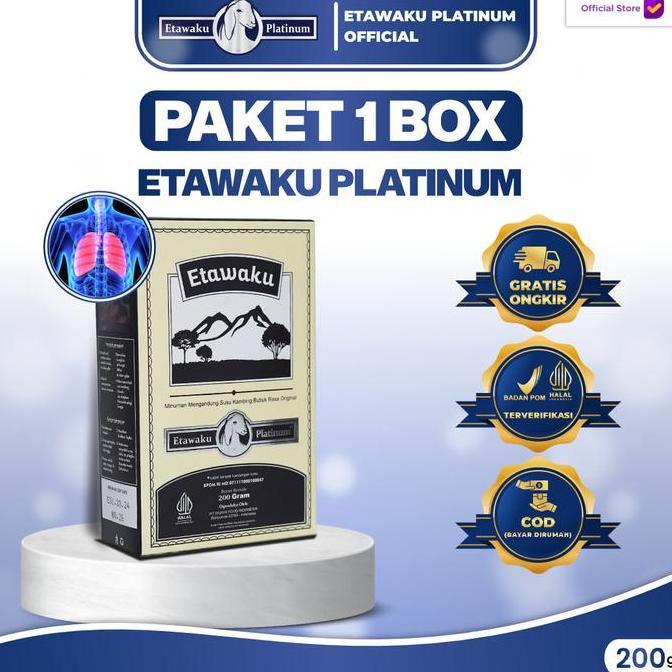 Etawaku Platinum - Susu Bubuk Kambing Etawa Dairy Milk 200g-Tulang, Sendi & Otot
