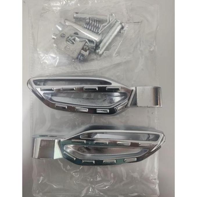Promo Footstep Belakang vario stylo lexi Scoopy New Step Pijakan Kaki Belakang Scoopy 2018-2026 Silv