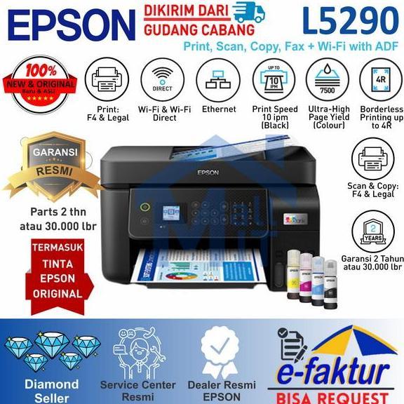 JKT PRINTER EPSON L5290 L-5290 L 5290 PENGGANTI L5190 GARANSI RESMI