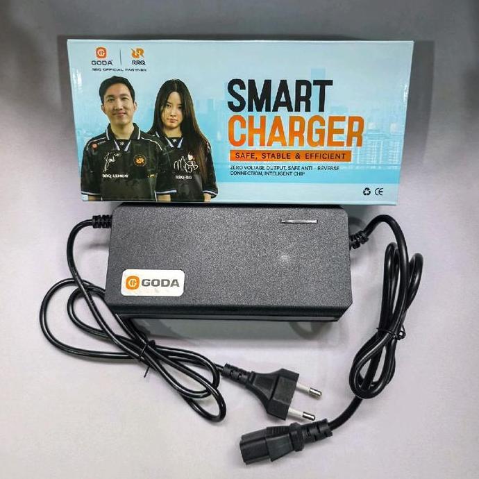 Promo Charger Sepeda Listrik Goda RRQ 48V 12AH Original / Cas Sepeda Listrik Goda Original Model Ter