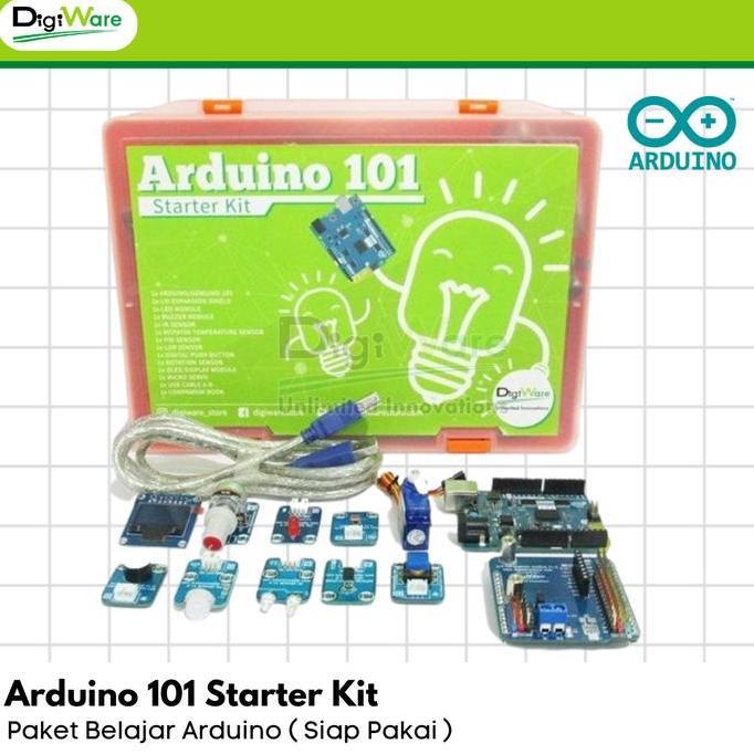 BEBAS ONGKIR - Arduino 101 Learning Kit, Paket Belajar Arduino 101