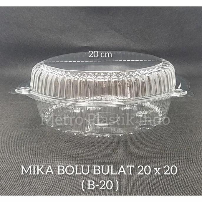 Mika Bolu Sifon DDM B-20 20cm | Chiffon Kotak Kue Bulat 20 cm