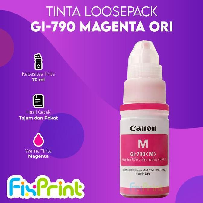 TINTA PRINTER CANON GI790 GI-790 G1010 G2010 G1000 G2000 ORIGINAL ORI