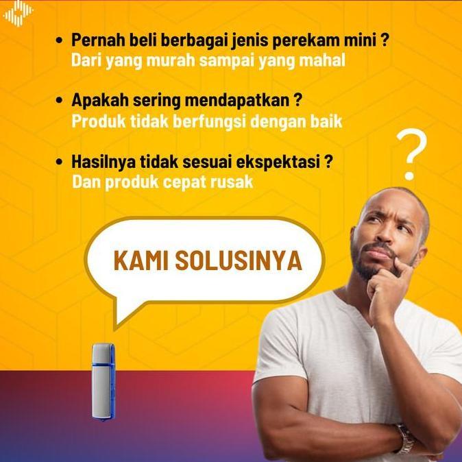 ALAT PEREKAM SUARA TERSEMBUNYI PENYADAP SUARA VOICE RECORDER MINI JS63