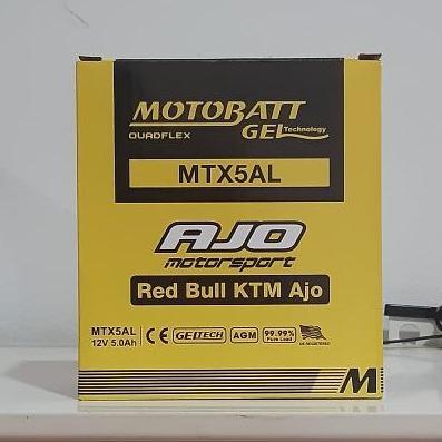 Aki Motor Yamaha Mio Smile, Mio Sporty Motobatt MTX5AL Aki Kering