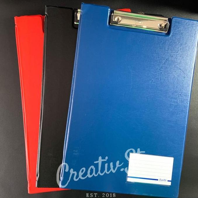 Bantex Clipboard With Cover F4 Folio 4211 Papan Jalan Papan Dada ready