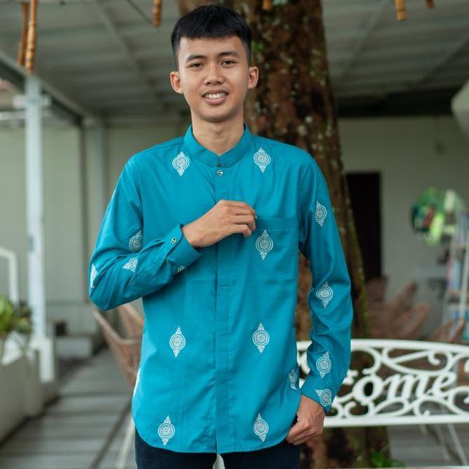 Al -Jami Abbas Kemeja Koko Sultan Premium Full Bordir Batik Mewah Lengan Panjang Katun Toyobo Seo Mu