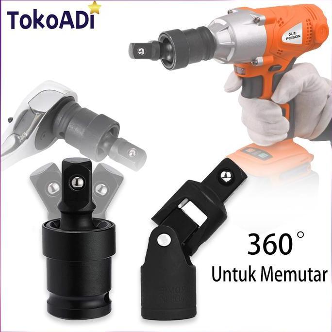 UNIVERSAL PNEUMATIC SWIVEL JOINT AIR IMPACT WOBBLE SOCKET ADAPTER SIAP KIRIM