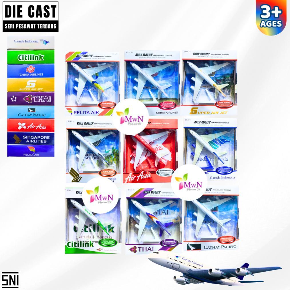 Original Mainan Diecast Pesawat Terbang A380-2 Besi Plastik