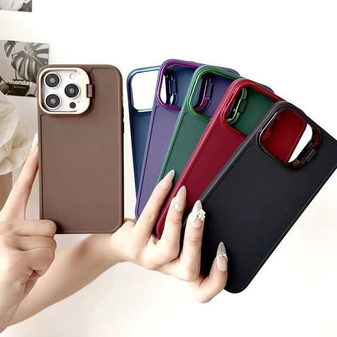Soft Case TPU Silikon Silicone Lens Small Holder Protective Cover Phone Case Kompatibel Untuk Infini