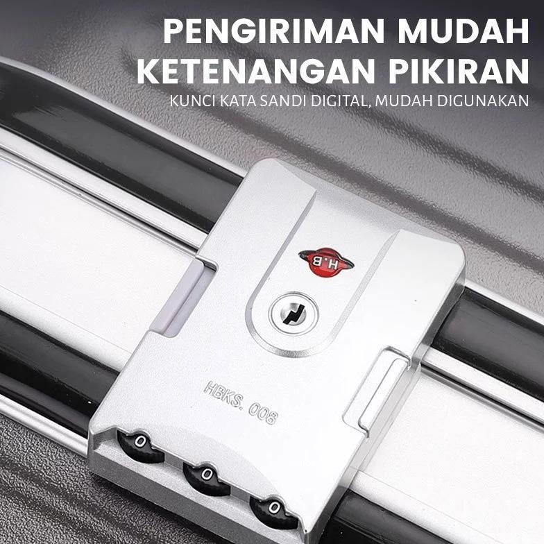FLASH SALE BoldEdge Koper 20/24 Inch Koper Aluminium Hardcase Kabin Bagasi  Charging PC+ABS Kunci TS
