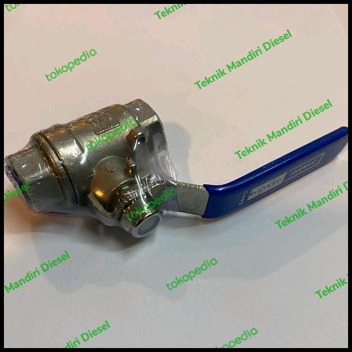 TERLARIS BALL VALVE STAINLESS/BALL VALVE 3/8INC /KERAN AIR STAINLESS STEEL 