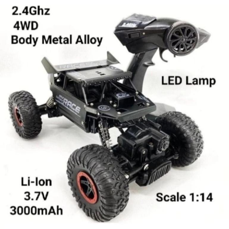 FREE ONGKIR RC ROCK CRAWLER JEEP OF ROAD MAINAN ANAK MOBIL REMOT CONTROL