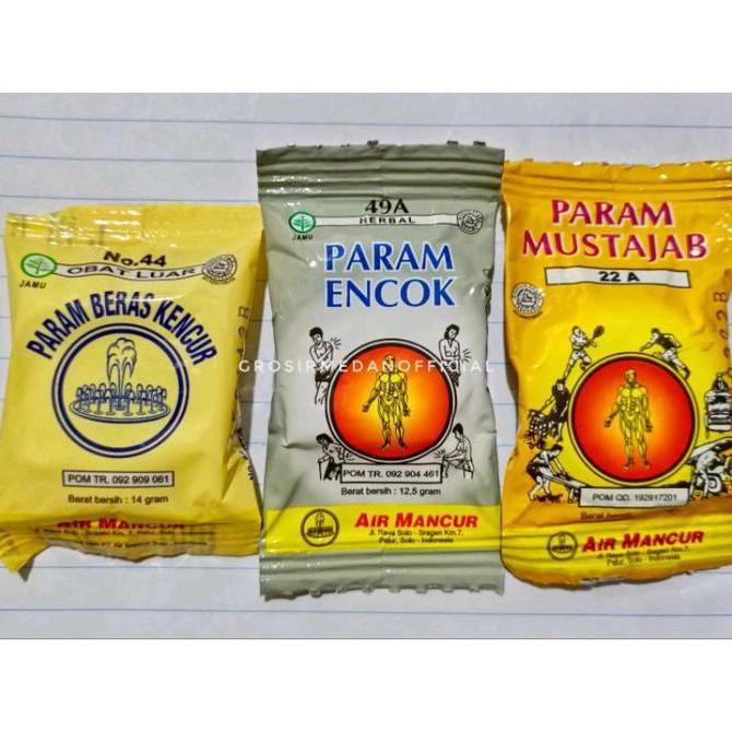 PARAM BERAS KENCUR - PARAM MUSTAJAB - PARAM ENCOK - PAREM