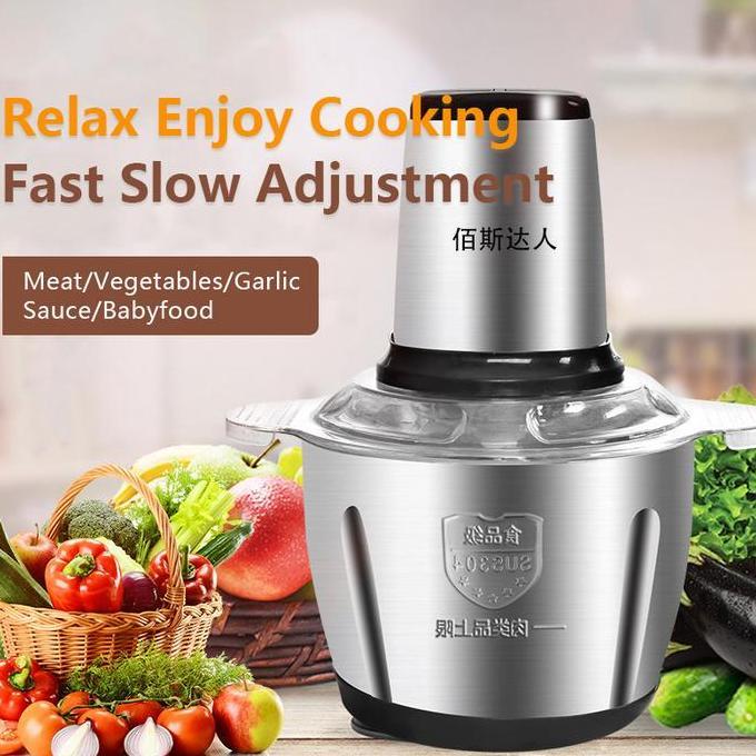 Chopper Blender Daging Stainless Meat Grinder Chopper Stainless