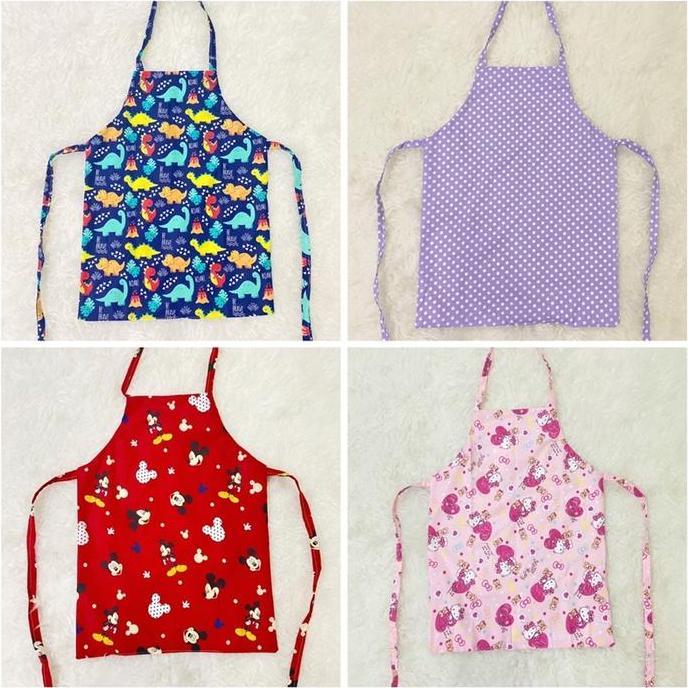 Apron Masak Anak / Apron Anak / Celemek Anak