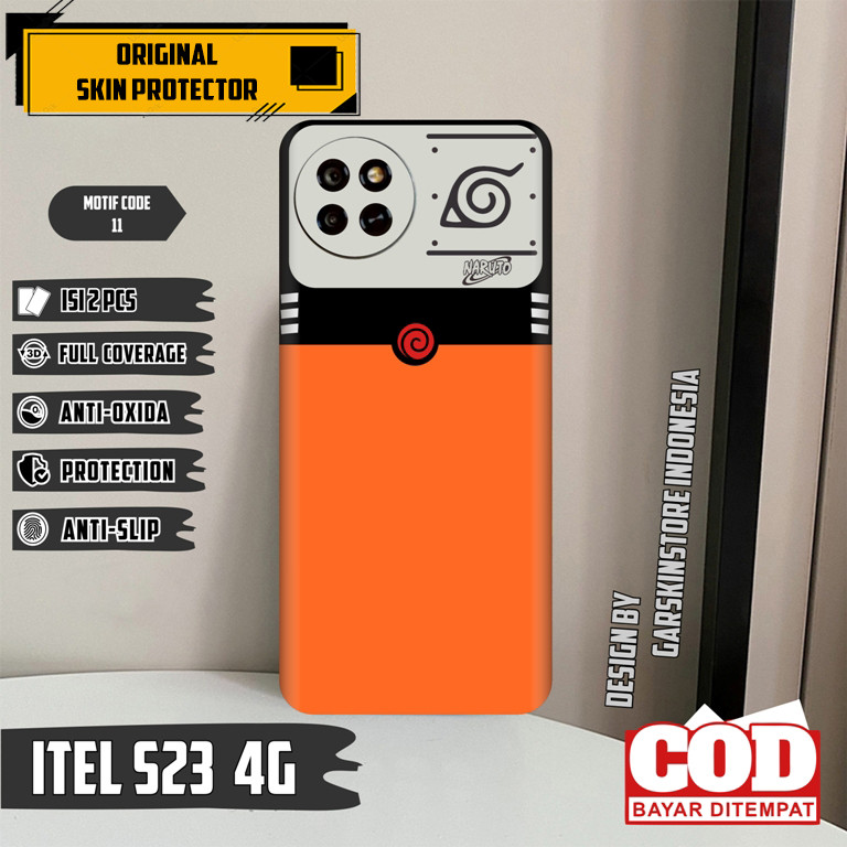 Garskin Case Itel S23 Custom Bisa COD 2Pcs