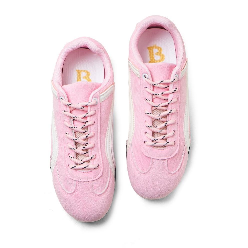 ORIGINAL Berrybenka - Sofia Fuji Sneakers Bow Sepatu Casual Olahraga Pita Wanita - Brown