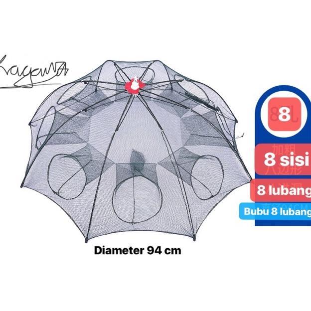 Hj-64 Jala Jaring Bubu Ikan Payung Perangkap 8 16 Lubang - Racun Shopee