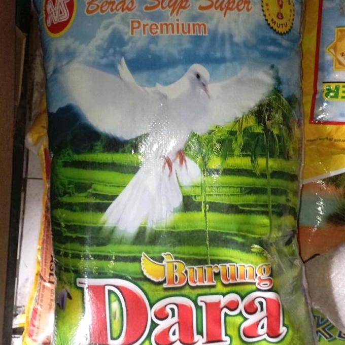 beras putih burung dara premium pulen 25 kg Rice Food