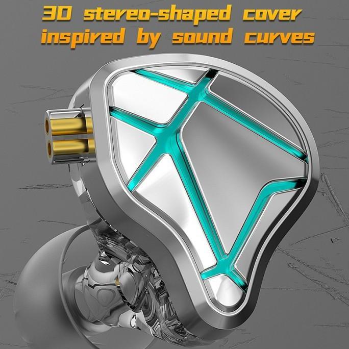 Kz Esx 10Th Anniversary Basshead Earphone With Mic - Garansi Resmi