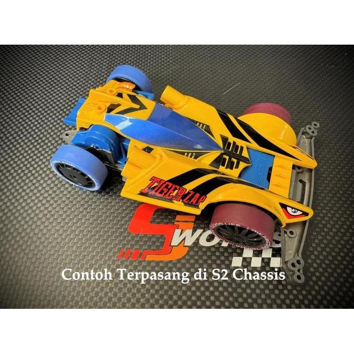 Promo Rep Tamiya, Tiger Zap Body Set Diskon