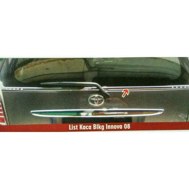 Lis Kaca Belakang Kaca Innova Full Crome