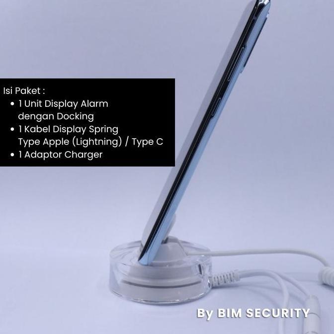 Display Alarm Stand Alone Type C/Apple / pengaman hp / alarm display